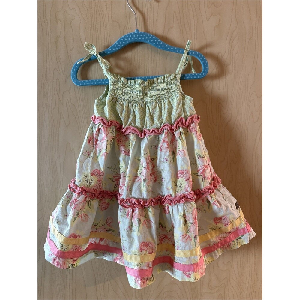 Matilda Jane Sleevless Floral Bubble Dress Size 12-18 Months